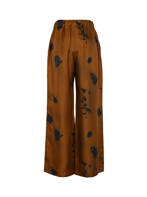 Pantalone Helga in seta stampata MM Max Mara | 2526136037600002